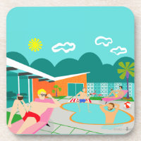 Porta copos plástica dura da festa na piscina