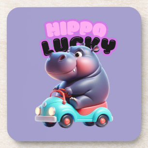 Porta copos Plástica Hippo Charm