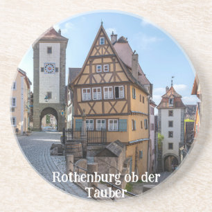 Porta-copos Plönlein em Rothenburg ob der Tauber, Alemanha