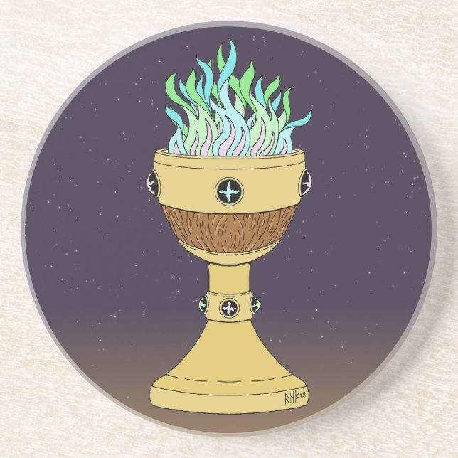 Porta-copos Poção mágica em Mazer e Chalice Combo (Frente)