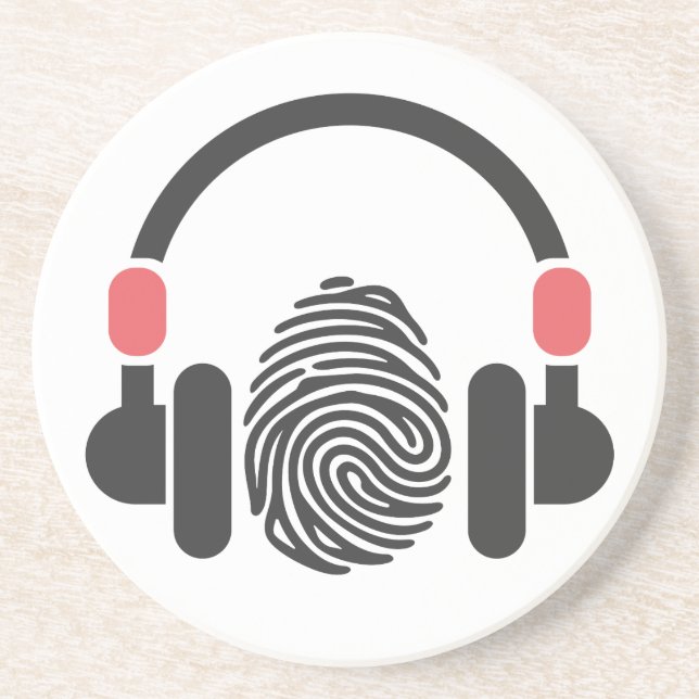 Porta copos - Podcast de loop duplo (Frente)