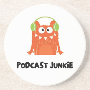 Porta-copos Podcast junkie