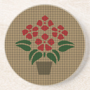 Porta-copos Poinsettia Tecido