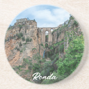 Porta-copos Ponte histórica antiga em Ronda, Espanha