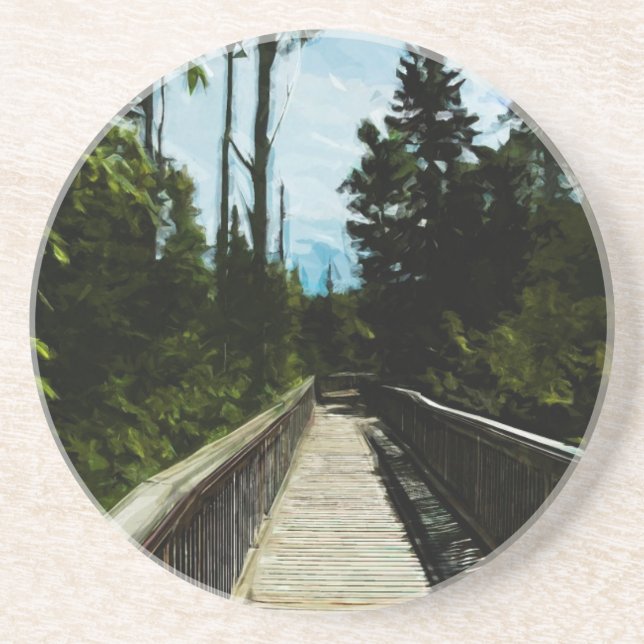 Porta-copos Ponte Sobre O Canyon Canadense (Frente)