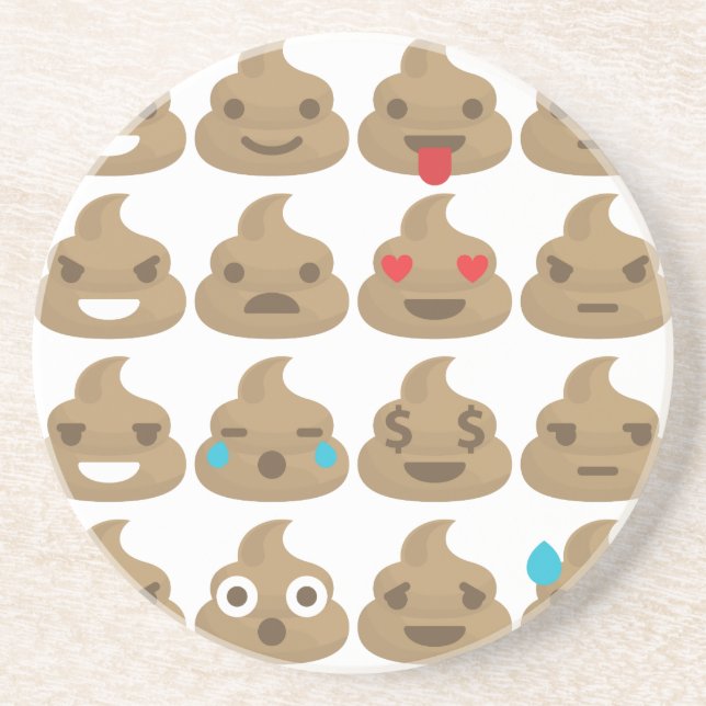 Porta-copos poop emojis (Frente)