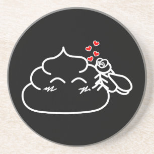 Porta-copos Poop in Love - Brootsch the PooPoo
