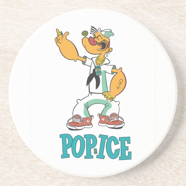Porta-copos Popeye Vintage - Paródia de 1990 (Frente)