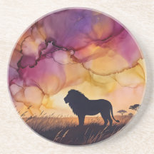 Pôr do sol na Savana