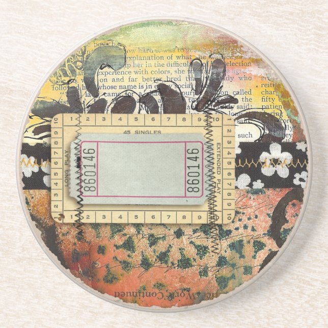 Porta-copos portas copos abstratas (Frente)