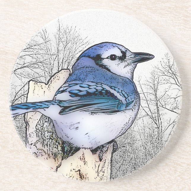 Porta-copos Portas copos Blue Jay (Frente)