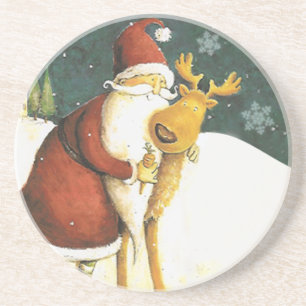 Porta-copos Portas copos bonitos de Papai Noel do vintage