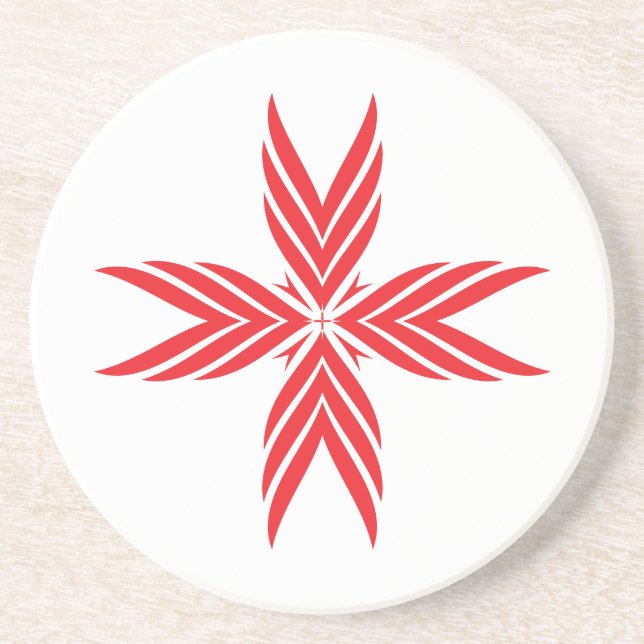 Porta-copos Portas copos Cruzadas Estilizadas (Frente)