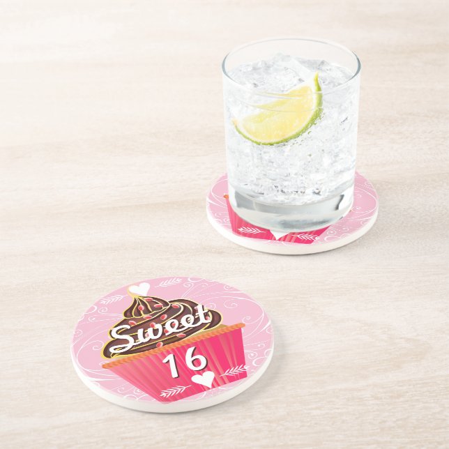 Porta-copos Portas copos Cupcakes 16 doces (Lateral)