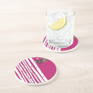 Porta-copos Portas copos de árvores de aves da Vintage