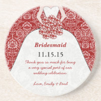 Portas copos de Palhaço de Bridesmaid