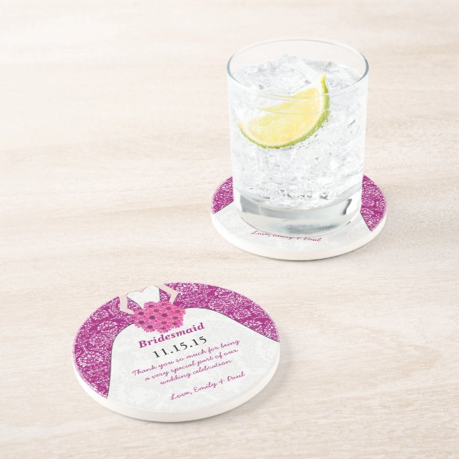 Porta-copos Portas copos de Palhaço de Bridesmaid (Lateral)