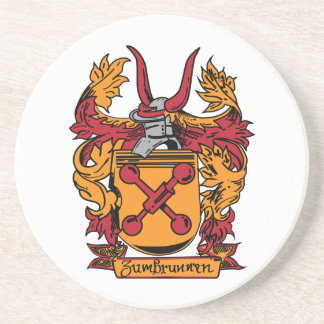 Porta-copos Portas copos do arenito da crista da família