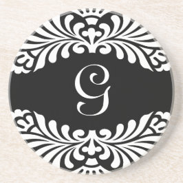 Porta-copos Portas copos iniciais do Monograma