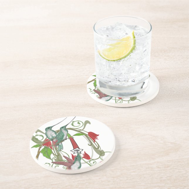 Porta-copos Portas copos Vintage Hummingbird (Lateral)