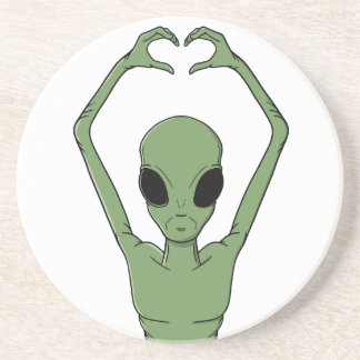 Porta-copos Pose do Coração Alien