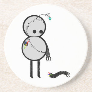 Porta-copos Pouco robô com braço quebrado