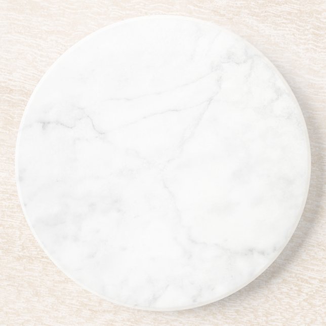 Porta-copos Pousa-copos de papel rústico de mármore branco sim (Frente)