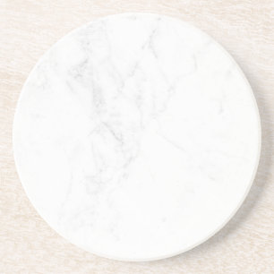 Porta-copos Pousa-copos de papel rústico de mármore branco sim