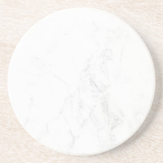 Porta-copos Pousa-copos de papel rústico de mármore branco sim (Frente)