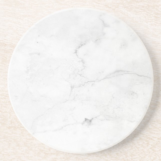 Porta-copos Pousa-copos de papel rústico de mármore branco sim (Frente)