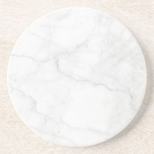 Porta-copos Pousa Papel de Mármore Branco Simples Moderno Rúst