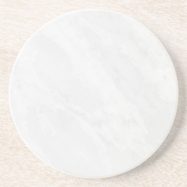 Porta-copos Pousa Papel de Mármore Branco Simples Moderno Rúst (Frente)