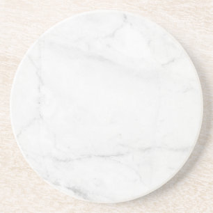 Porta-copos Pousa Papel de Mármore Branco Simples Moderno Rúst