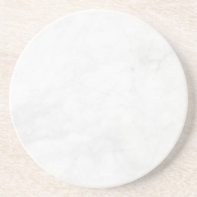 Porta-copos Pousa Papel de Mármore Branco Simples Moderno Rúst (Frente)
