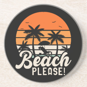 Porta-copos Praia Por Favor