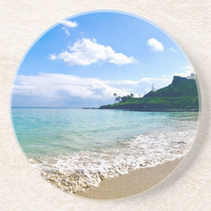 Porta-copos Praia Tropical do Havaí