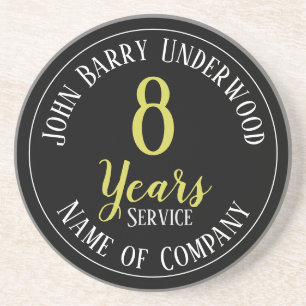 Porta-copos prêmio de Funcionarios de serviço de 8 anos