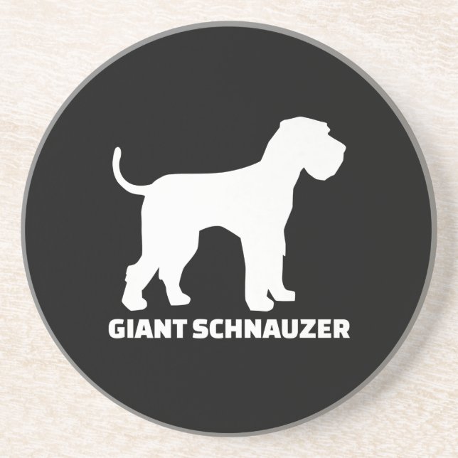 Porta-copos prêmio schnauzer gigante (Frente)