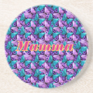 Porta-copos Presente floral de borboleta personalizado e custo