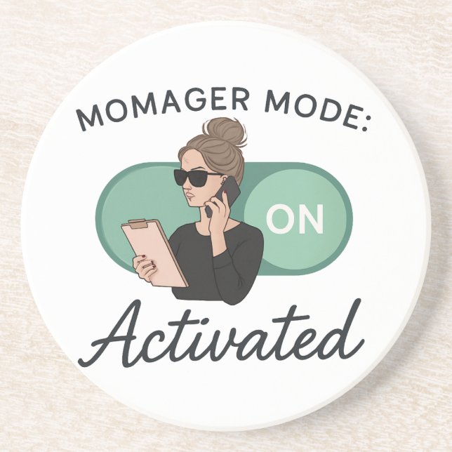 Porta-copos Presente na moda para Mães Boss (Frente)