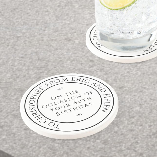 Porta-copos Presente para Amigo no Aniversário (Criador carregado)