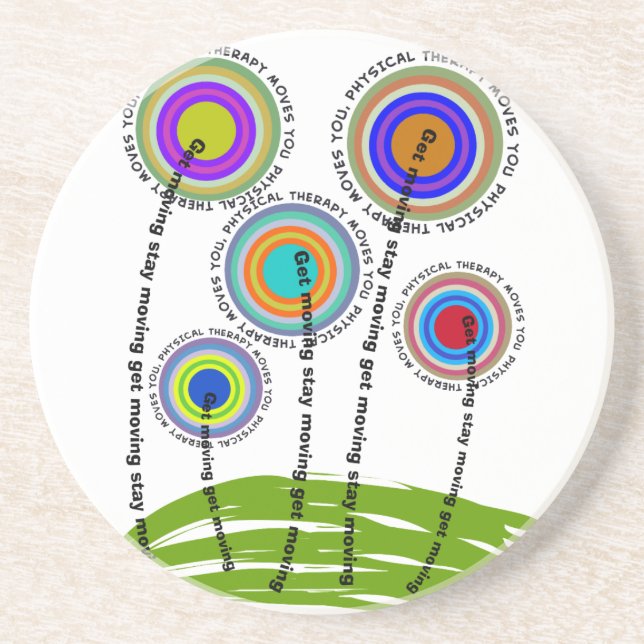 Porta-copos Presentes artísticas da fisioterapia (Frente)