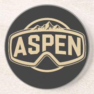 Porta-copos Presentes da estação de esqui Goggles Aspen Snowma