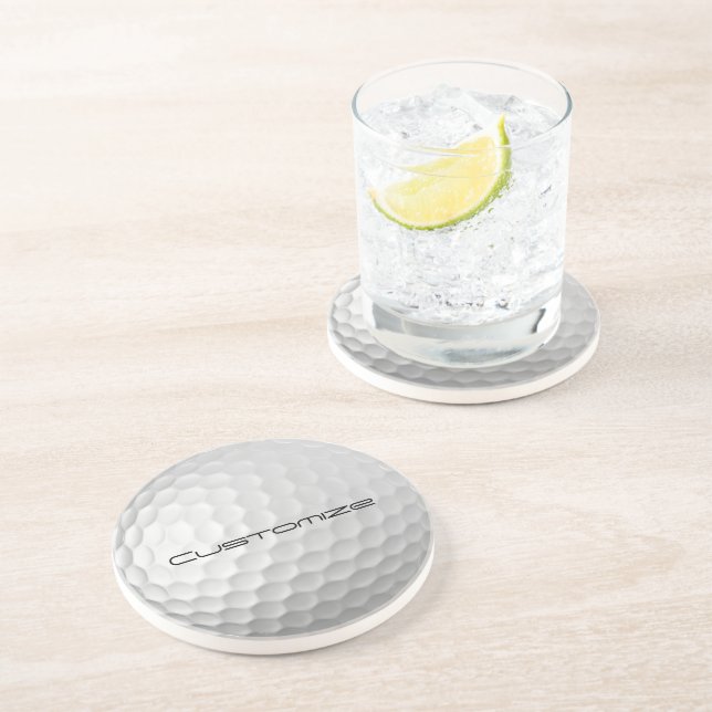 Porta-copos Presentes de Bolas de Golfe Personalizadas da Séri (Lateral)
