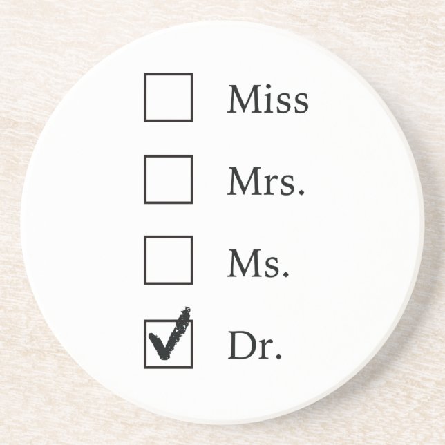 Porta-copos Presentes do PhD para mulheres (Frente)