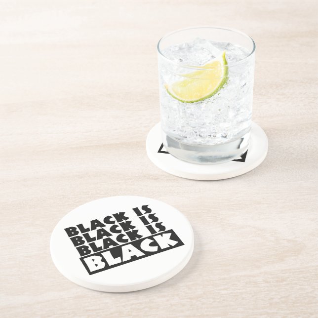 Porta-copos Preto é Preto (Lateral)