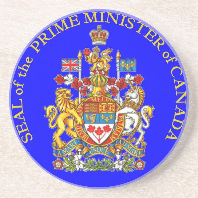 Porta-copos Primeiro ministro de Canadá (Frente)
