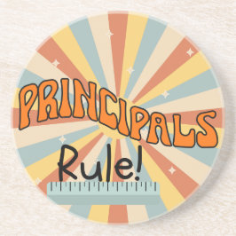 Porta-copos Principal Coasters, Retro Coasters for Principal