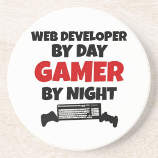 Porta-copos Programador web pelo Gamer do dia em a noite