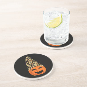 Porta-copos Pumpkin de Chapéu Leopardo Bonito